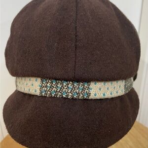 Scala Pronto Cadet Hat Cap with Buttons Women's Black One Size